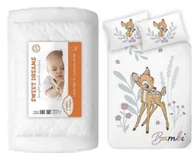 Pościel dla dzieci - Komplet do łóżeczka kołdra pościel podusia 100x135 Bambi - miniaturka - grafika 1