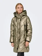 Kurtki damskie - ONLY Płaszcz pikowany w kolorze złotym - miniaturka - grafika 1