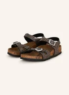 Sandały damskie - Birkenstock Sandały Rio schwarz - miniaturka - grafika 1