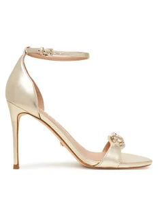 Guess Sandały FLTKAB LEM03 Złoty - Sandały damskie - miniaturka - grafika 1