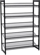 Szafki na buty - Metalowy regał z 5 regulowanymi półkami C0-H80 - miniaturka - grafika 1