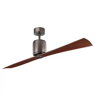 Wentylator FERRON KLF-FERRON-60-BB – Kichler - Wentylatory sufitowe - miniaturka - grafika 1