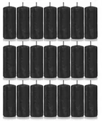 Świece - Świece ozdobne czarne walec kokon 10/4 zestaw 21 - miniaturka - grafika 1