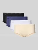 Majtki damskie - Figi z elastycznym pasem w zestawie 4 szt. model ‘BASIC’ - miniaturka - grafika 1