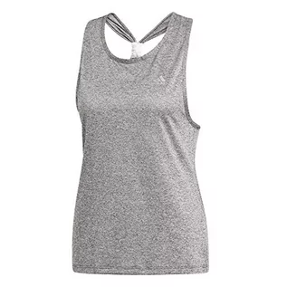 Krawaty i muchy męskie - adidas adidas damski krawat klubu Tanktop Dark Grey Heather M DU0993 - grafika 1