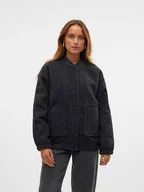 Kurtki damskie - Vero Moda Kurtka "Amber" w kolorze czarnym - miniaturka - grafika 1