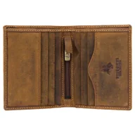 Portfele - Skórzana banknotówka Visconti Hunter V-705 RFID - brązowy jasny - miniaturka - grafika 1