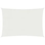 Parasole ogrodowe - vidaXL Żagiel przeciwsłoneczny, 160 g/m, biały, 2,5x3 m, HDPE vidaXL - miniaturka - grafika 1