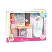 Lalki dla dziewczynek - Lalka w łazience Swede - miniaturka - grafika 1