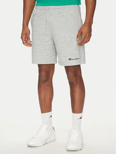 Champion Szorty sportowe 220306 Szary Regular Fit - Spodenki męskie - miniaturka - grafika 1
