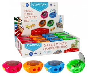 Temperówka 2 Ostrza Dysk A 24 Starpak 470991 - Temperówki - miniaturka - grafika 1