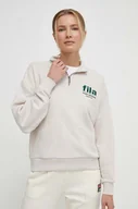Bluzy damskie - Fila bluza Lima damska kolor beżowy gładka FAW0752 - miniaturka - grafika 1