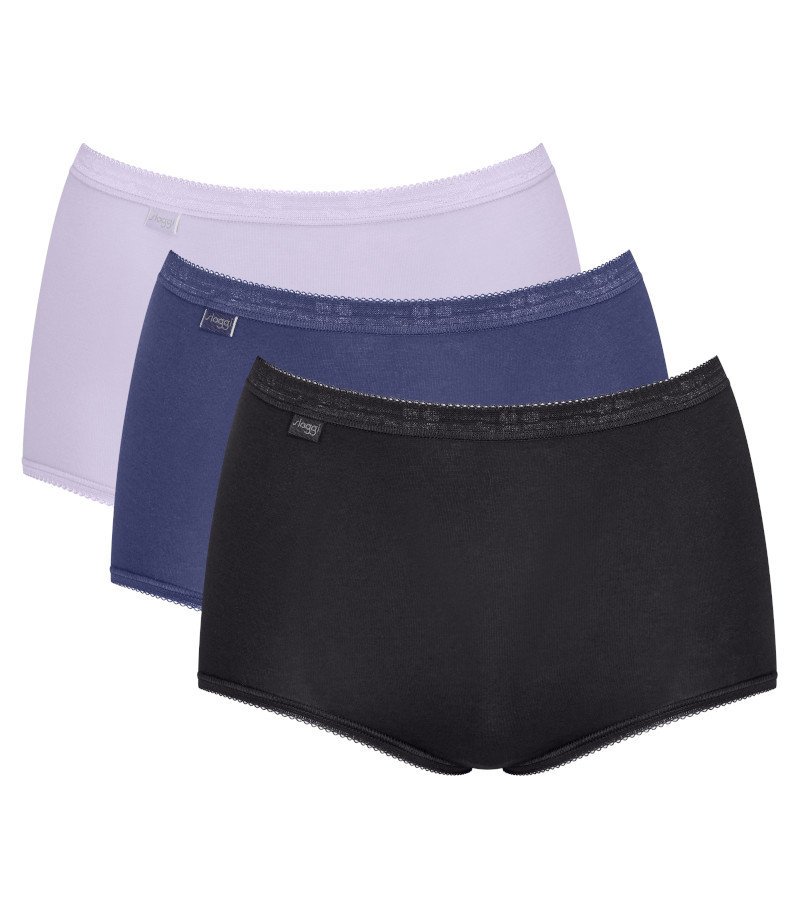3 x Majtki damskie sloggi Basic+ Maxi C3P-48