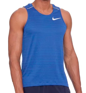 Męska Koszulka Nike do Biegania Miler Tank Dri-FIT CU0333-480 M - Koszulki męskie - miniaturka - grafika 1