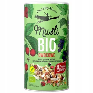 OneDayMore Musli Owocowe BIO 400 g - Płatki śniadaniowe i musli - miniaturka - grafika 1