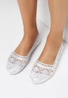 Baleriny - Srebrne Balerinki Ghazia - miniaturka - grafika 1