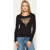 Bluzki damskie - GUESS Bluzka LEO | Slim Fit - miniaturka - grafika 1