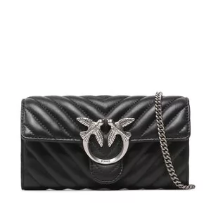 Torebka Pinko - Love One Wallet C PE 23 PLTT 100062 A0GK Black Z99O - Torebki damskie - miniaturka - grafika 1