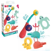 Zabawki do kąpieli - Wędka i piankowe rybki do łowienia do kąpieli LUDI 18 miesięcy+ - miniaturka - grafika 1