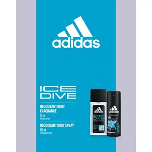 Adidas, Ice Dive, Zestaw kosmetyków, 2 szt. - Zestawy kosmetyków męskich - miniaturka - grafika 1