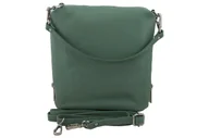 Torebki damskie - Mała torebka listonoszka skórzana - Zielona - miniaturka - grafika 1