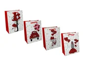 Akcesoria do pakowania - Torebka prezentowa - Walentynki (wzór do wyboru 1 z 4) - miniaturka - grafika 1