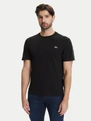 Koszulki męskie - Lacoste T-Shirt TH0888 Czarny Regular Fit - miniaturka - grafika 1