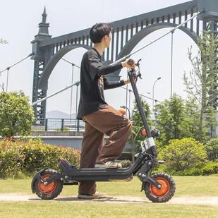 G63 Electric Scooter 1200W*2 Dual Motors 48V 20Ah Battery 55km/h Max Speed 50km Range 11' Pneumatic Off-road Tire Black - Hulajnogi elektryczne - miniaturka - grafika 10