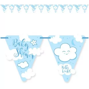 Baby shower FOL Baner na niebieski 600 cm 1 szt F65358 - Baby shower i roczek - miniaturka - grafika 1
