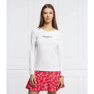 Pepe Jeans London Bluzka NEW VIRGINIA | Slim Fit - Bluzki damskie - miniaturka - grafika 1