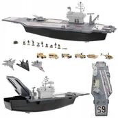 Samoloty i helikoptery - Lt376 Lotniskowiec Statek Wojskowy Samolot Auta - miniaturka - grafika 1