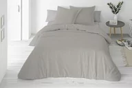 Pościel - Matex Pościel lniana 160x200 Linen jasna szara w pudełku - miniaturka - grafika 1