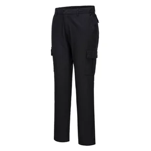 PORTWEST S231 SPODNIE BOJÓWKI SLIM STRETCH; CZARNY - Odzież robocza - miniaturka - grafika 1