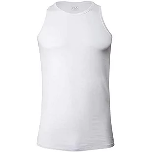 Fila Męska koszulka z okrągłym dekoltem FU5033 MAN ROUND NECK TANK TOP 300 XL, 300 White, XL, FU5033 FU5033 - Koszulki męskie - miniaturka - grafika 1