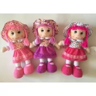 Figurki dla dzieci - Lalka Miękka Kwiecisty Kapelus - miniaturka - grafika 1