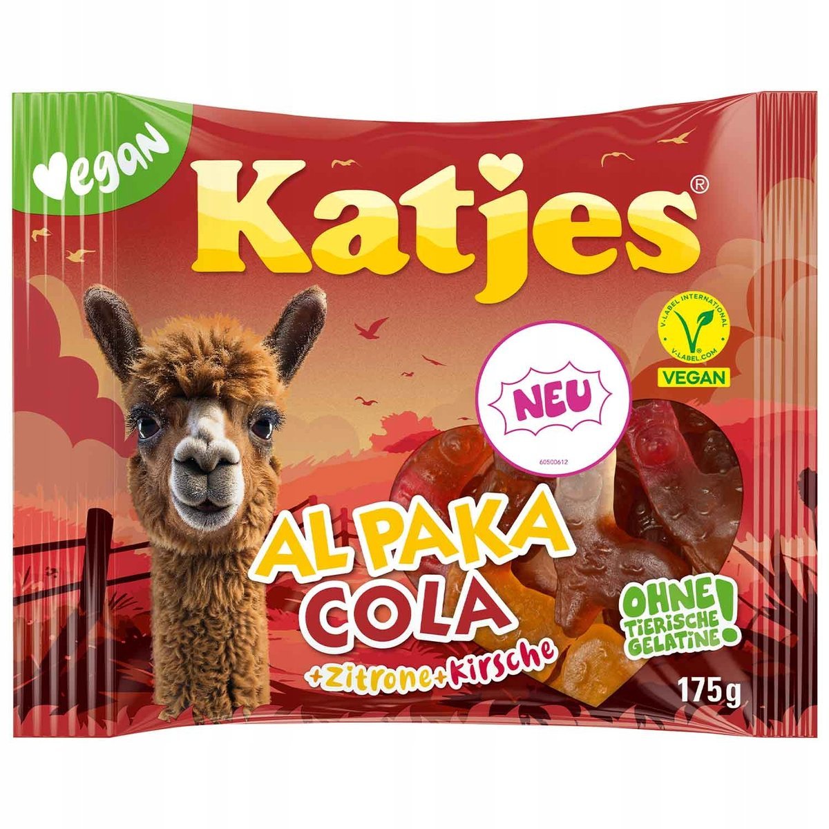 Żelki Katjes Alpaka Cola 175 g Z Niemiec