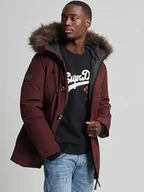 Kurtki męskie - Superdry Płaszcz przejściowy w kolorze bordowym - miniaturka - grafika 1