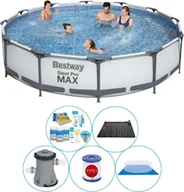Baseny ogrodowe - Oferta basenowa - Bestway Steel Pro MAX 366x76 cm - okrągły - miniaturka - grafika 1