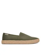 Espadryle męskie - Calvin Klein Espadryle Ess Espadrille Cv HM0HM02076 Zielony - miniaturka - grafika 1