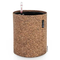 Donice - Lechuza Doniczka TRENDCOVER 23 Cork all-in-one, ciemna, naturalna - miniaturka - grafika 1