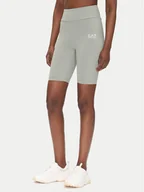 Spodenki damskie - EA7 Emporio Armani Kolarki 7W000511 AF12625 U8058 Szary Slim Fit - miniaturka - grafika 1
