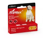 Artykuły przeciw pasożytom - Vet-Agro Fiprex L - preparat spot-on na pchły, kleszcze i wszy dla psów o wadze od 20 do 40 kg - miniaturka - grafika 1