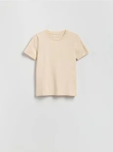 Reserved - T-shirt regular - złamana biel - Koszulki i topy damskie - miniaturka - grafika 1