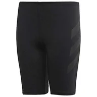 Kąpielówki dla chłopców - adidas Pro Jammer spodnie dziecięce, czarne, 110 - miniaturka - grafika 1