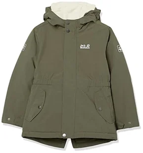 Jack Wolfskin Unisex Cosy Bear kurtka funkcyjna, Thyme Green, 164 - Kurtki i płaszcze dla dziewczynek - miniaturka - grafika 1