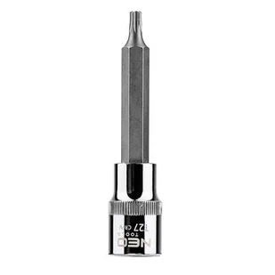 Neo Końcówka Torx na nasadce 1/2", T27 x 100 mm - Klucze i nasadki - miniaturka - grafika 1