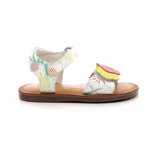 Sandały dziecięce Kickers DYASTAR BLANC SUNSHINE - Buty dla dziewczynek - miniaturka - grafika 1