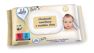 LULA Baby Chusteczki nawilżane dla niemowląt i dzieci - z masłem Shea 1op.-50szt - Chusteczki nawilżane - miniaturka - grafika 1