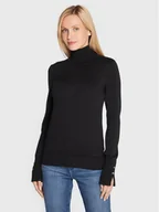 Swetry damskie - Guess Golf Paule W2BR53 Z2V62 Czarny Slim Fit - miniaturka - grafika 1