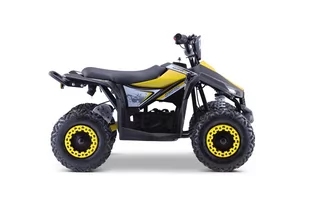 Quad Highper na akumulator Żółty 35km/h + Silnik bezszczotkowy 1000W + Koła pompowane + Regulacja siedzenia - Tory, garaże, parkingi - miniaturka - grafika 3